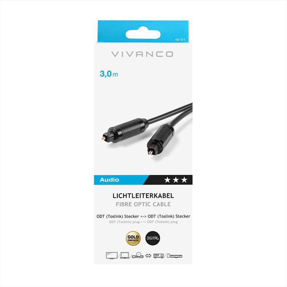 Immagine del prodotto SBS - Optical connection ODT - ODT gold plated contact-Nero