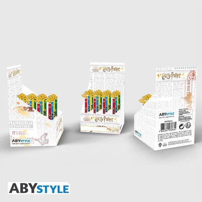 ABYSSE - HARRY POTTER PENNE ASSORTITE 4 HOUSES