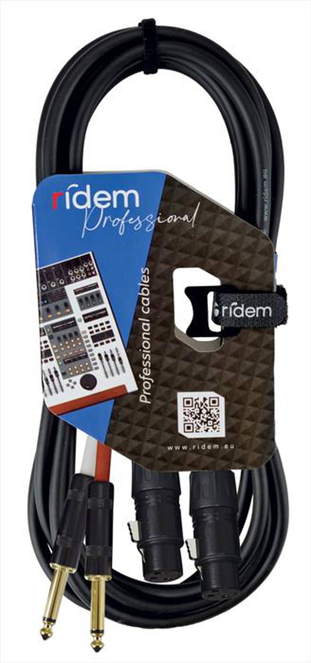 Immagine del prodotto RIDEM - Cavo audio professionale RDM C93-Nero