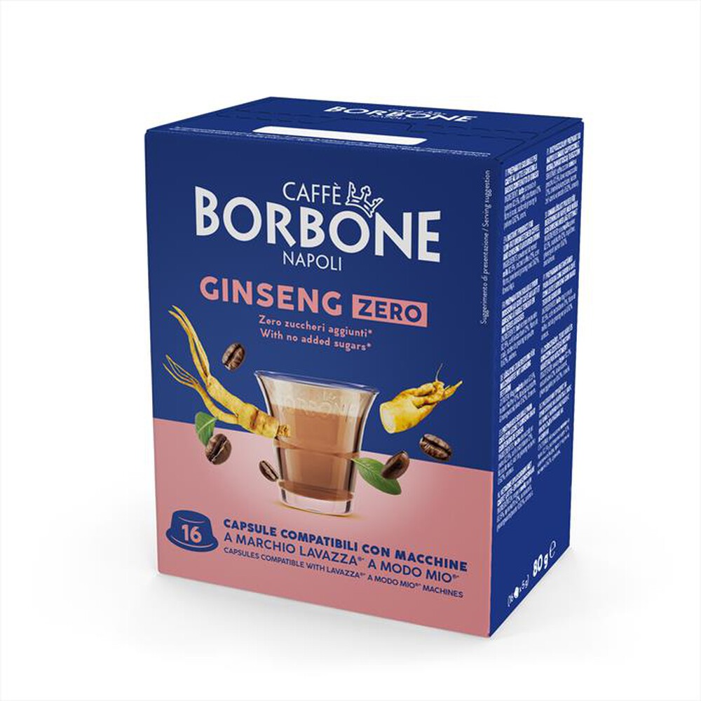 Immagine del prodotto CAFFE BORBONE - COMPATIBILI A MODO MIO - GINSENG ZERO - 16 CAPS