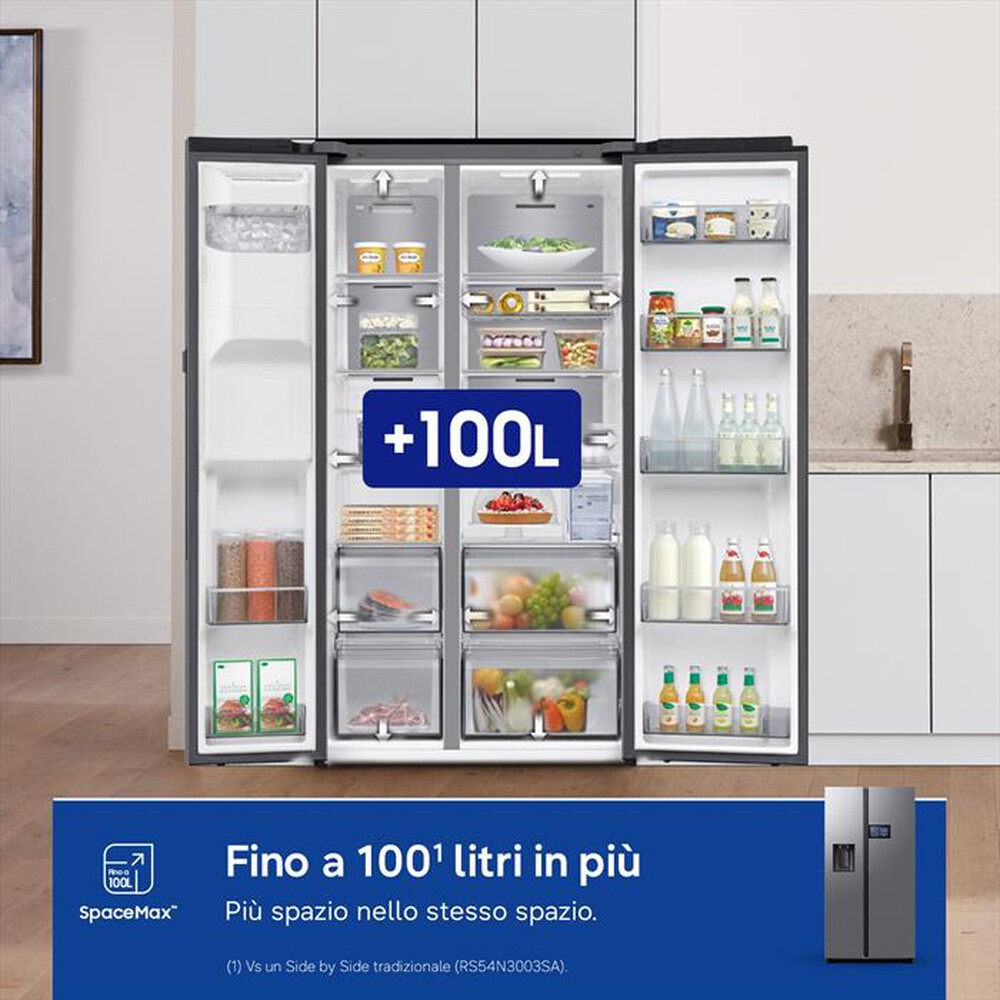 Immagine del prodotto SAMSUNG - Frigorifero side by side RS90F65EDTEF Classe D-Inox