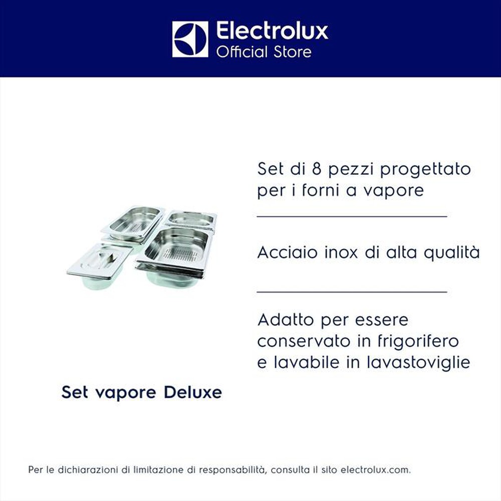 Immagine del prodotto ELECTROLUX - PKKS8 Set in acciaio per cottura
