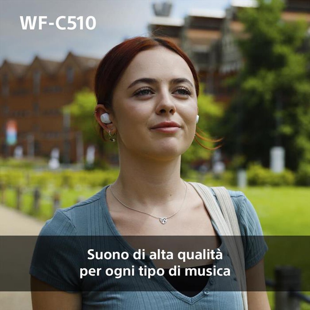 Immagine del prodotto SONY - Auricolari Bluetooth WFC510W.CE7-Bianco