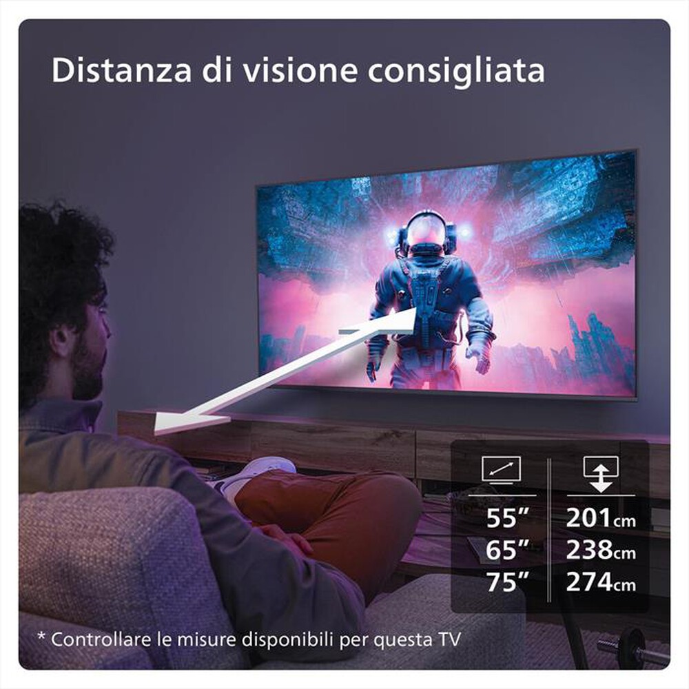 Immagine del prodotto PHILIPS - Smart TV LED UHD 4K 75" 75PML8709/12-Black