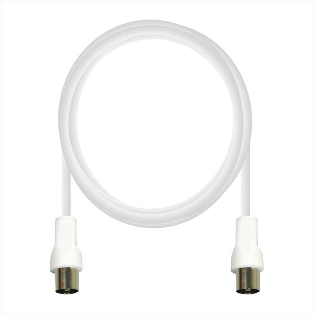 Immagine del prodotto SBS - Arial lead 3m coax-plugcoax-socket,-Bianco