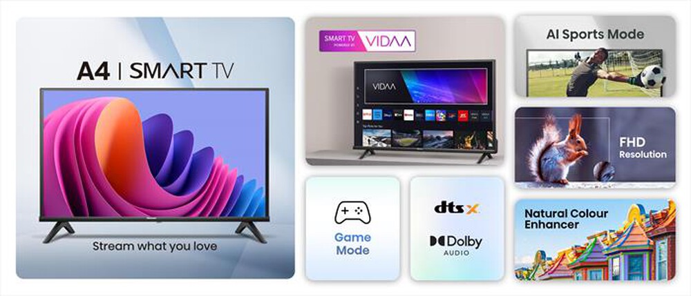 Immagine del prodotto HISENSE - Smart TV Q-LED FHD 40" 40A59NQ-NERO