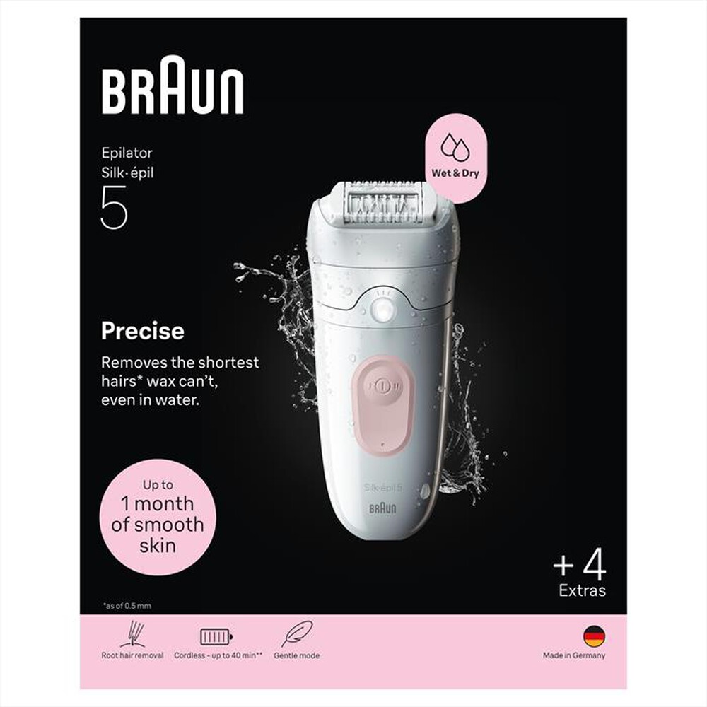 Immagine del prodotto BRAUN - Epilatore Wet & Dry LEGEPIL SE5-041 BOX MN-ROSA FLAMINGO