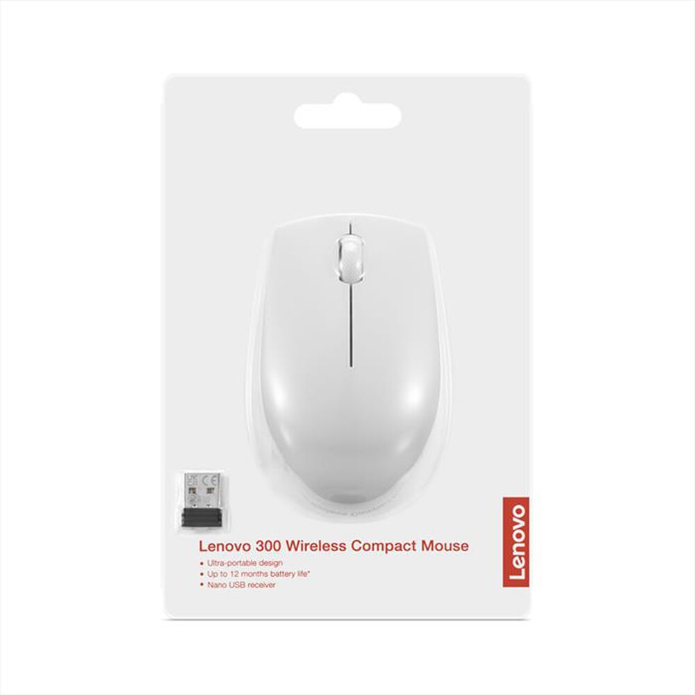 Immagine del prodotto LENOVO - MOUSE WIRELESS 300 COMPATTO-Grigio