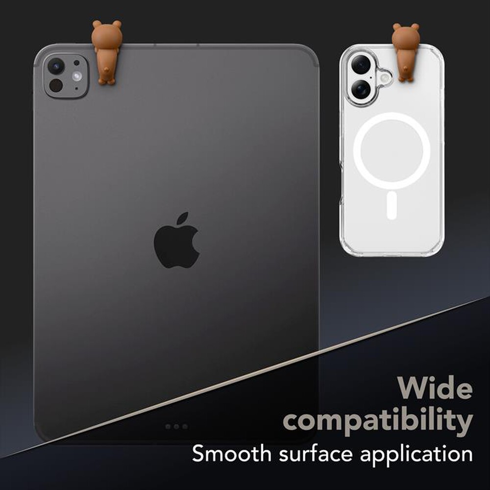 Immagine del prodotto CELLULARLINE - Mini figura adesiva in PVC a forma di orso-Marrone