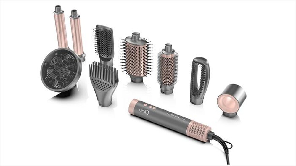 Immagine del prodotto GAMA - MULTISTYLER UNIQ FLOW 9 ACCESSORI-grigio e rosa