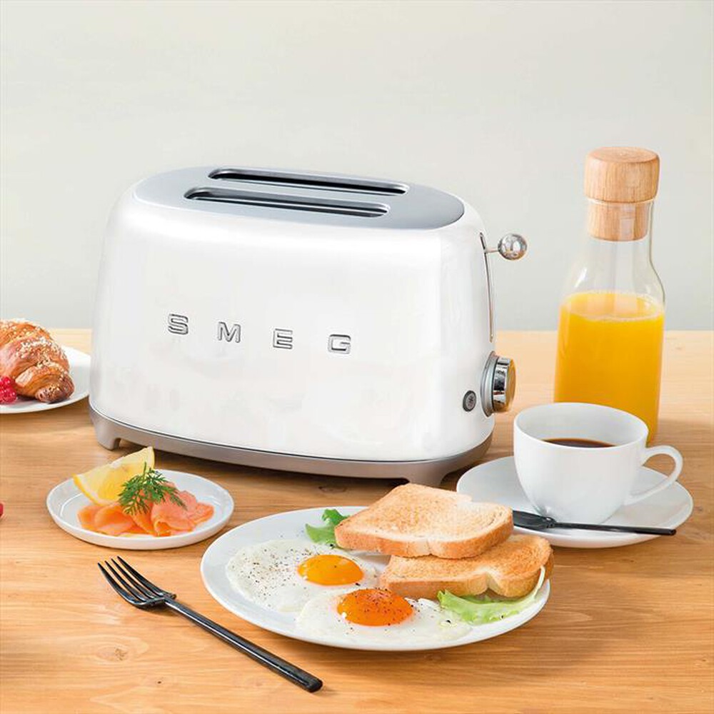 Immagine del prodotto SMEG - Tostapane 50's Style 2x2 fette &ndash; TSF01WHEU-BIANCO