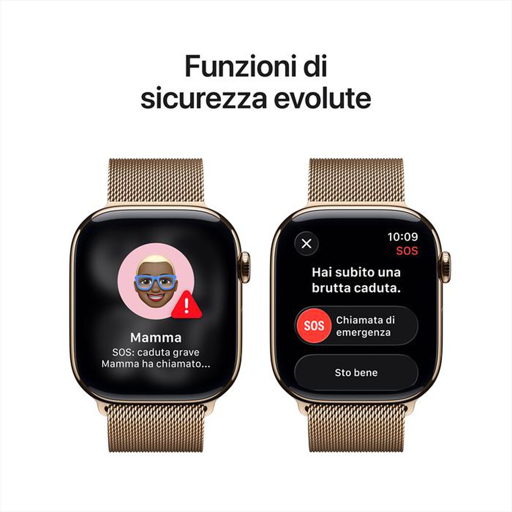 Immagine del prodotto APPLE - Watch Series 11 GPS + Cellular 46mm Titanio-Oro - Loop Milanese Oro - M/L