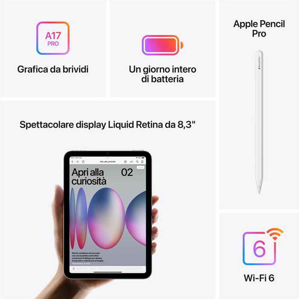 Immagine del prodotto APPLE - iPad Mini Wi-Fi 128GB-Grigio Siderale