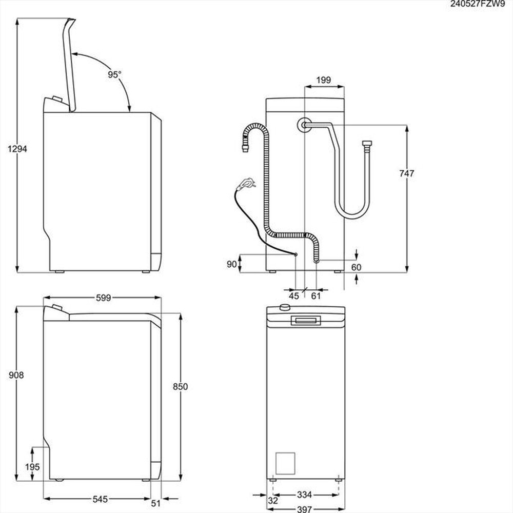 Immagine del prodotto ELECTROLUX - Lavatrice EW6T437A 7 Kg Classe A-Bianco