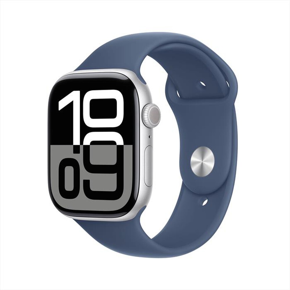 Immagine del prodotto APPLE - Watch Series 10 GPS 46mm Alluminio-Argento - Sport Band Denim S/M