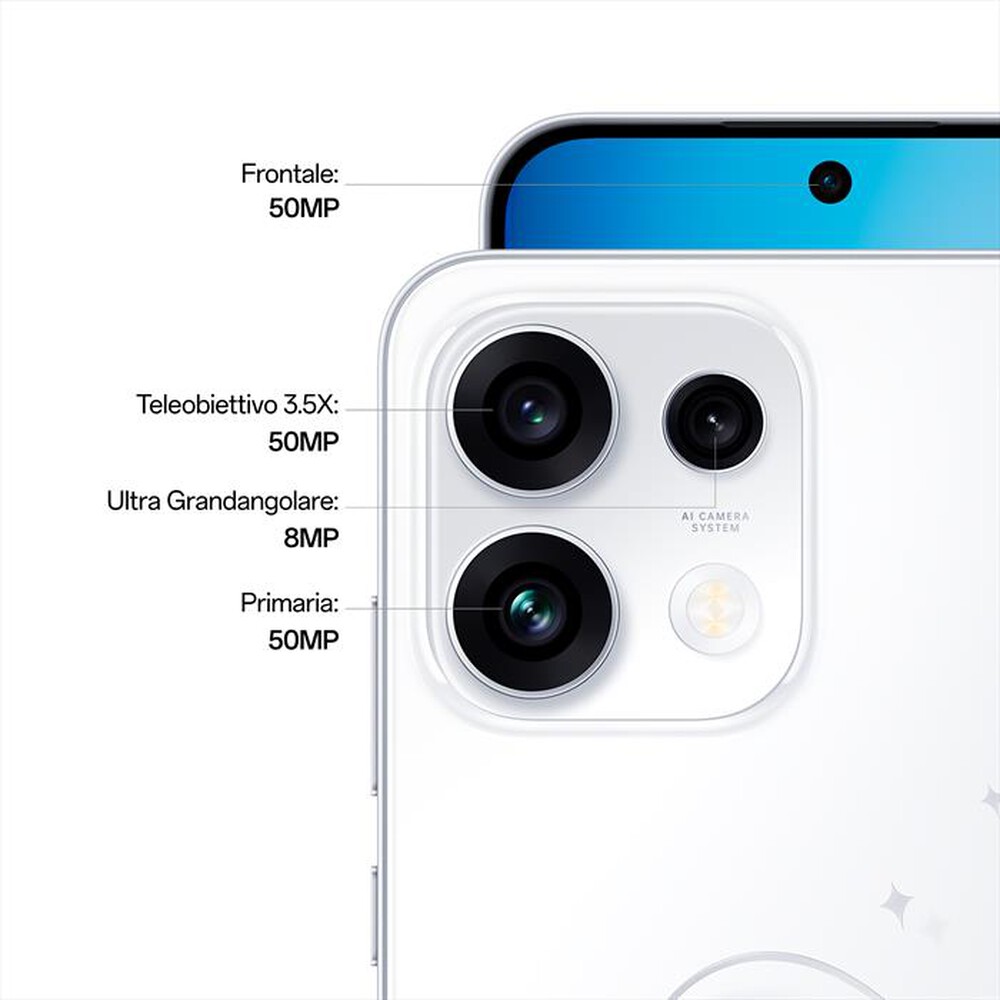 Immagine del prodotto OPPO - Smartphone RENO16 F 5G-Pop White