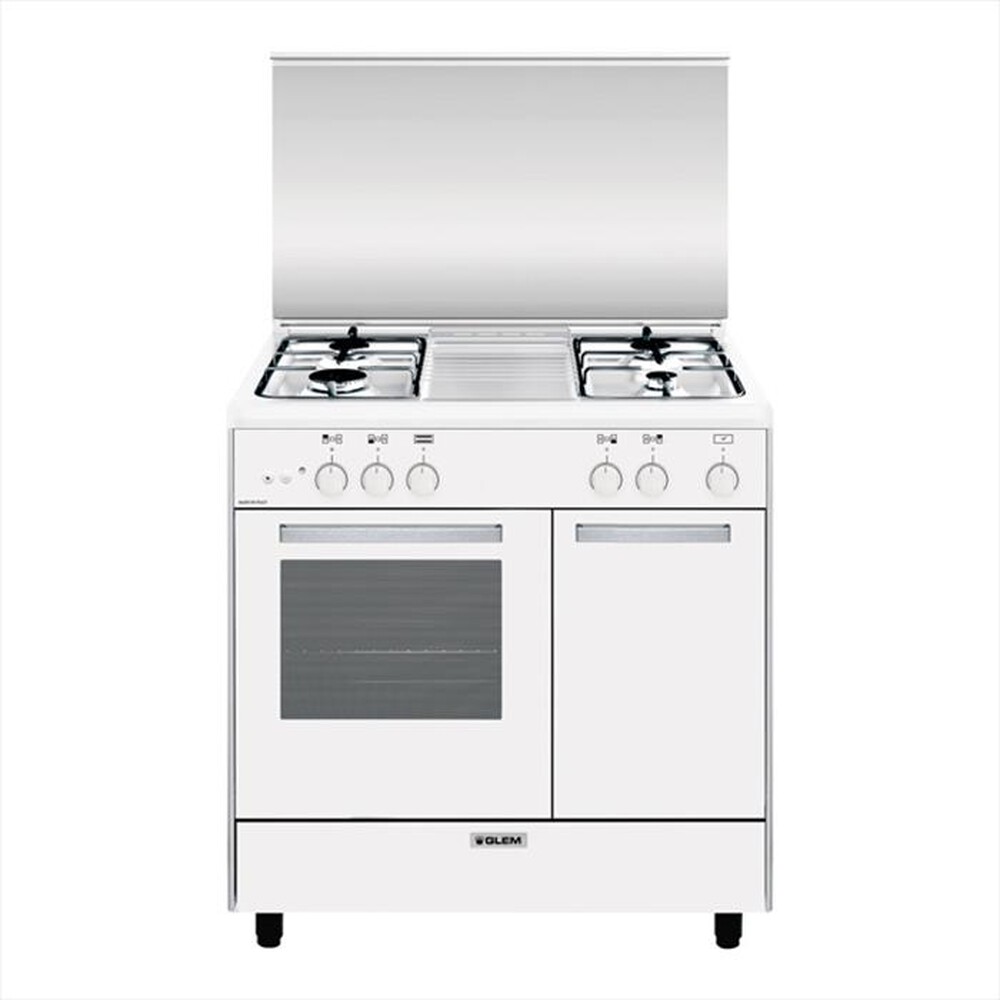 Immagine del prodotto GLEM GAS - Cucina a gas AR854GX Classe A-Bianco