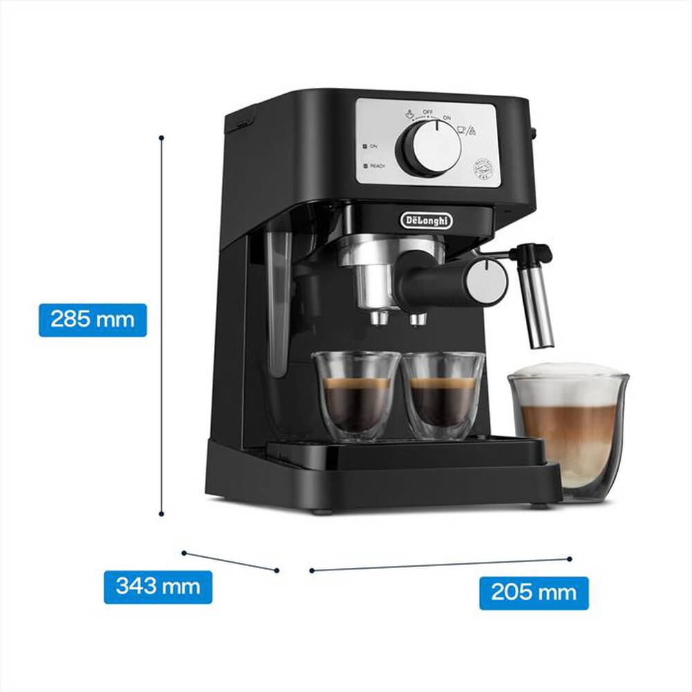 Immagine del prodotto DE LONGHI - STILOSA EC260.BK MACCHINA DA CAFF&Egrave; MANUALE-Nero/Silver