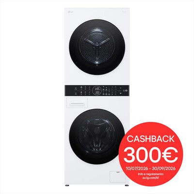 LG - Lavasciuga WASHTOWER WT1210WWF 12/10 Kg Classe A-Bianca