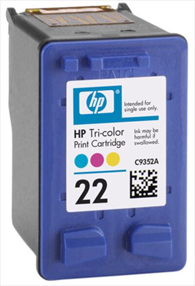 HP - CARTUCCIA INKN22 TRICROMIA BLISTER C9352AEBL