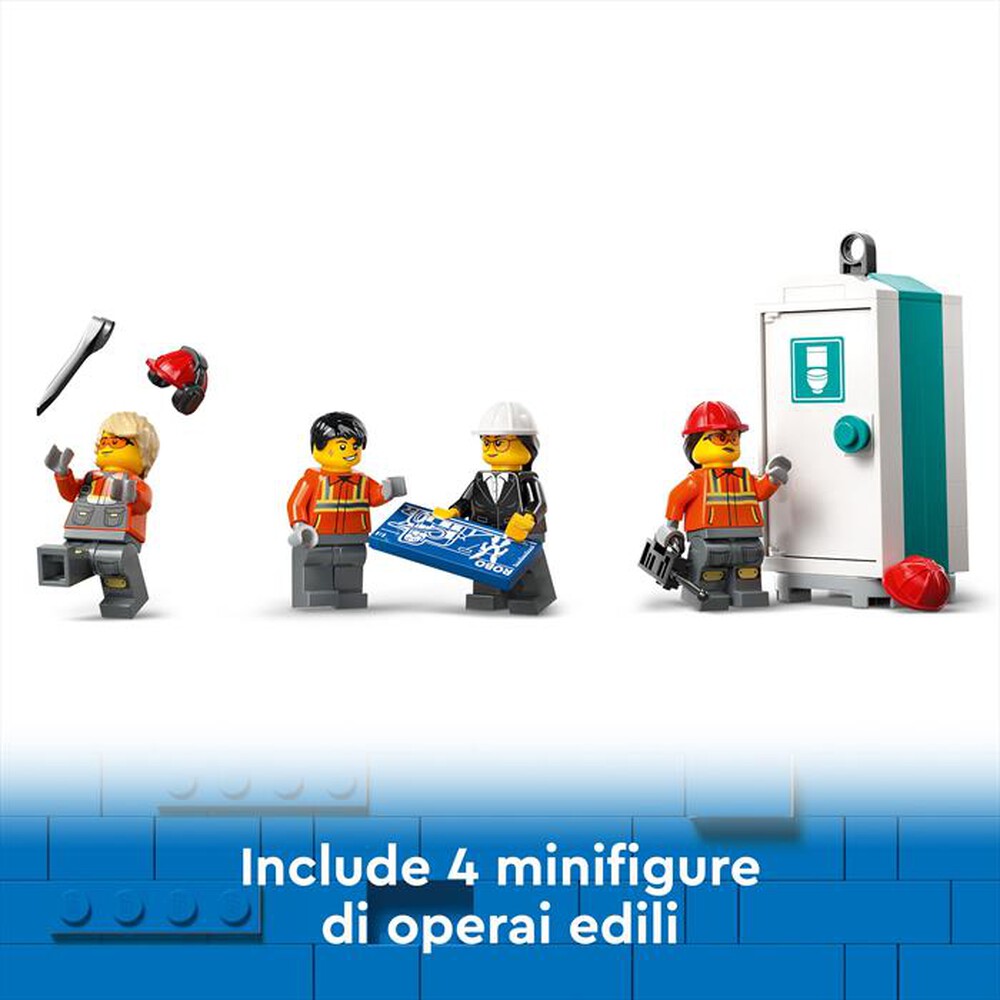 Immagine del prodotto LEGO - CITY BIG VEHICLES Gru da cantiere gialla 60409