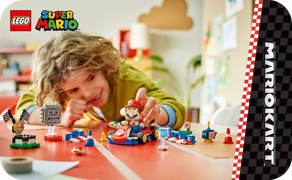Immagine del prodotto LEGO - Mario Kart Mario interattivo e Kart standard 72043