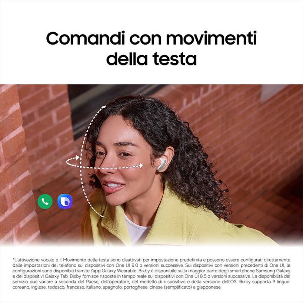 Immagine del prodotto SAMSUNG - Auricolare Bluetooth Galaxy Buds4-White