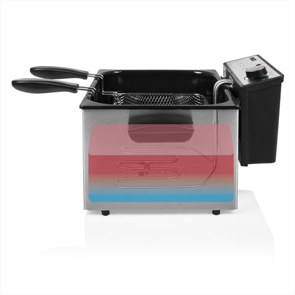Immagine del prodotto PRINCESS - Friggitrice a olio 5lt 185000-NERO/ACCIAIO