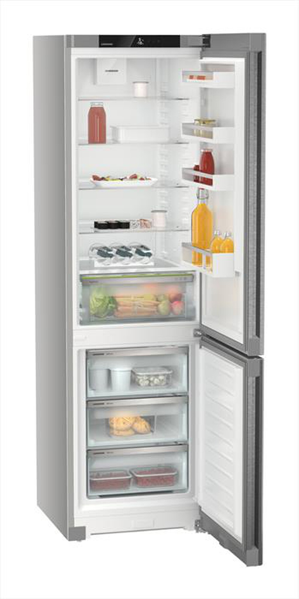 Immagine del prodotto LIEBHERR - Frigorifero combinato CNSDC 5703-22 Classe C 371lt-Acciaio SmartSteel / Silver