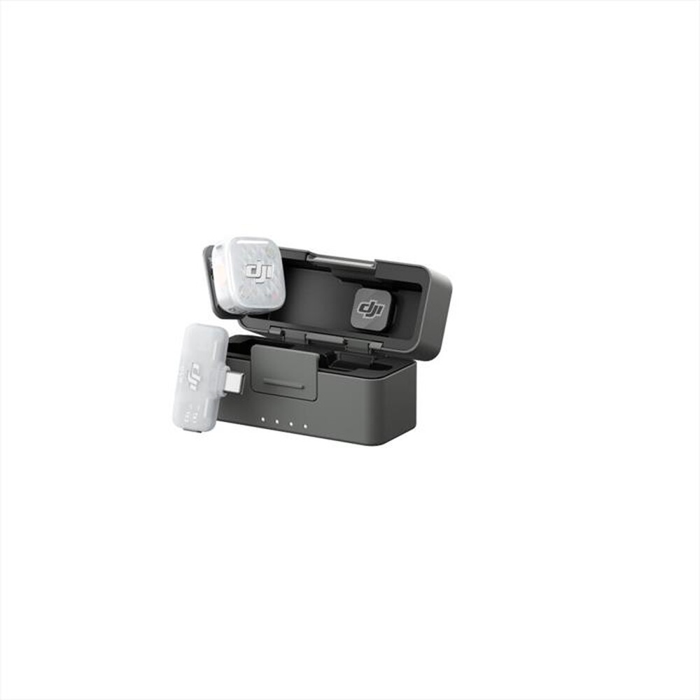 Immagine del prodotto DJI - MIC MINI 2S (1 TX+1 MOBILEBRX+CASE)-Trasparente/Grigio