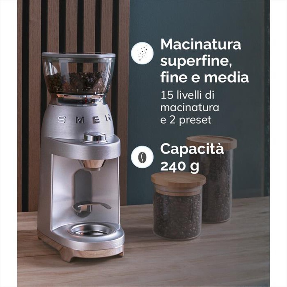 Immagine del prodotto SMEG - Macina caff&egrave; CGF02SSEU-Inox