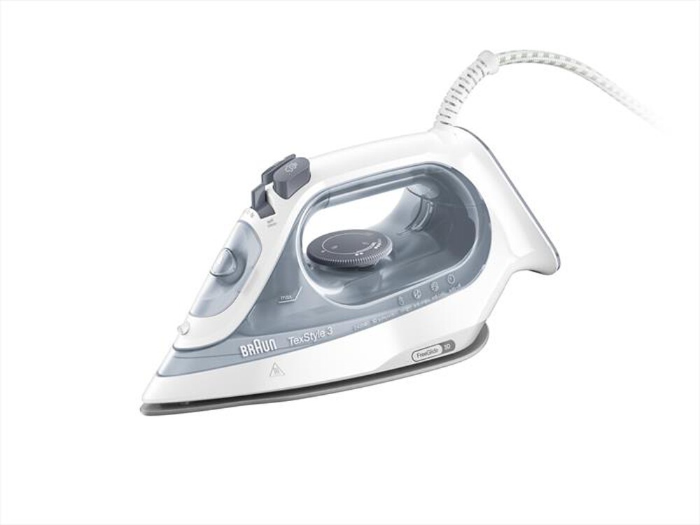 Immagine del prodotto BRAUN - Ferro da stiro a vapore TEXSTYLE 3 SI3054GY-Bianco/Grigio