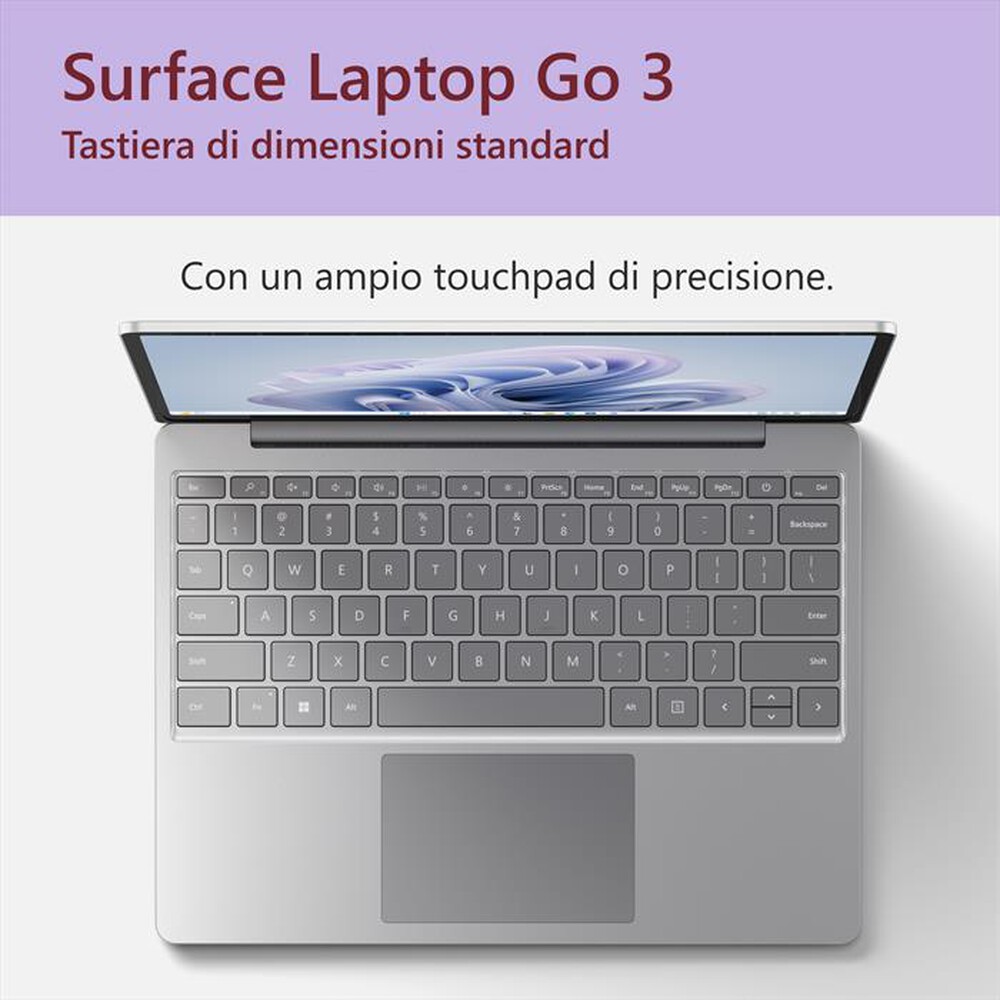 Immagine del prodotto MICROSOFT - LAPTOP GO 3 I5/16GB/256-Platinum