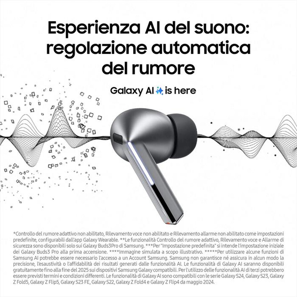 Immagine del prodotto SAMSUNG - Galaxy Buds3 Pro-WHITE