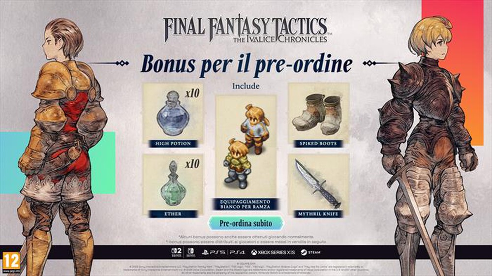 Immagine del prodotto BANDAI SQUARE ENIX - FINAL FANTASY TACTICS - THE IVALICE CHRONICLES PS5