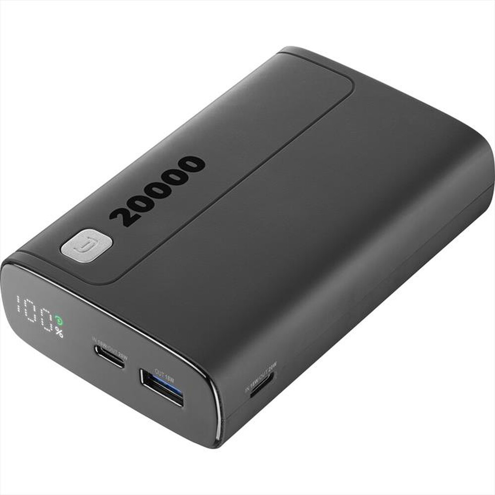 Immagine del prodotto CELLULARLINE - Caricabatterie Portatile PBDISPL01PD20000K-Nero