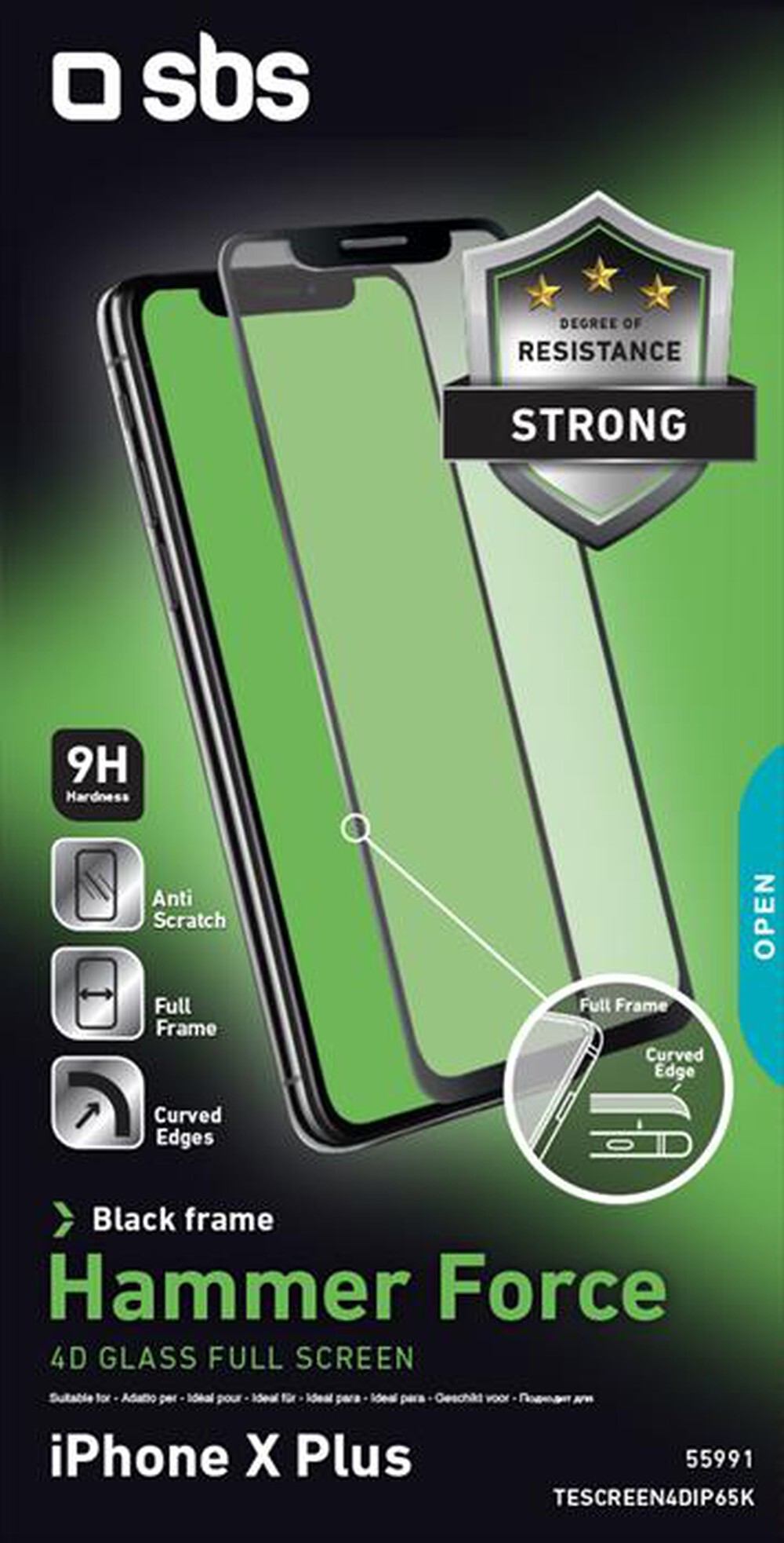 Immagine del prodotto SBS - TESCREEN4DIP65K-Nero