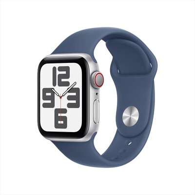APPLE - Watch SE GPS + Cellular 40mm Cassa Alluminio-Argento Sport Band Denim - M/L