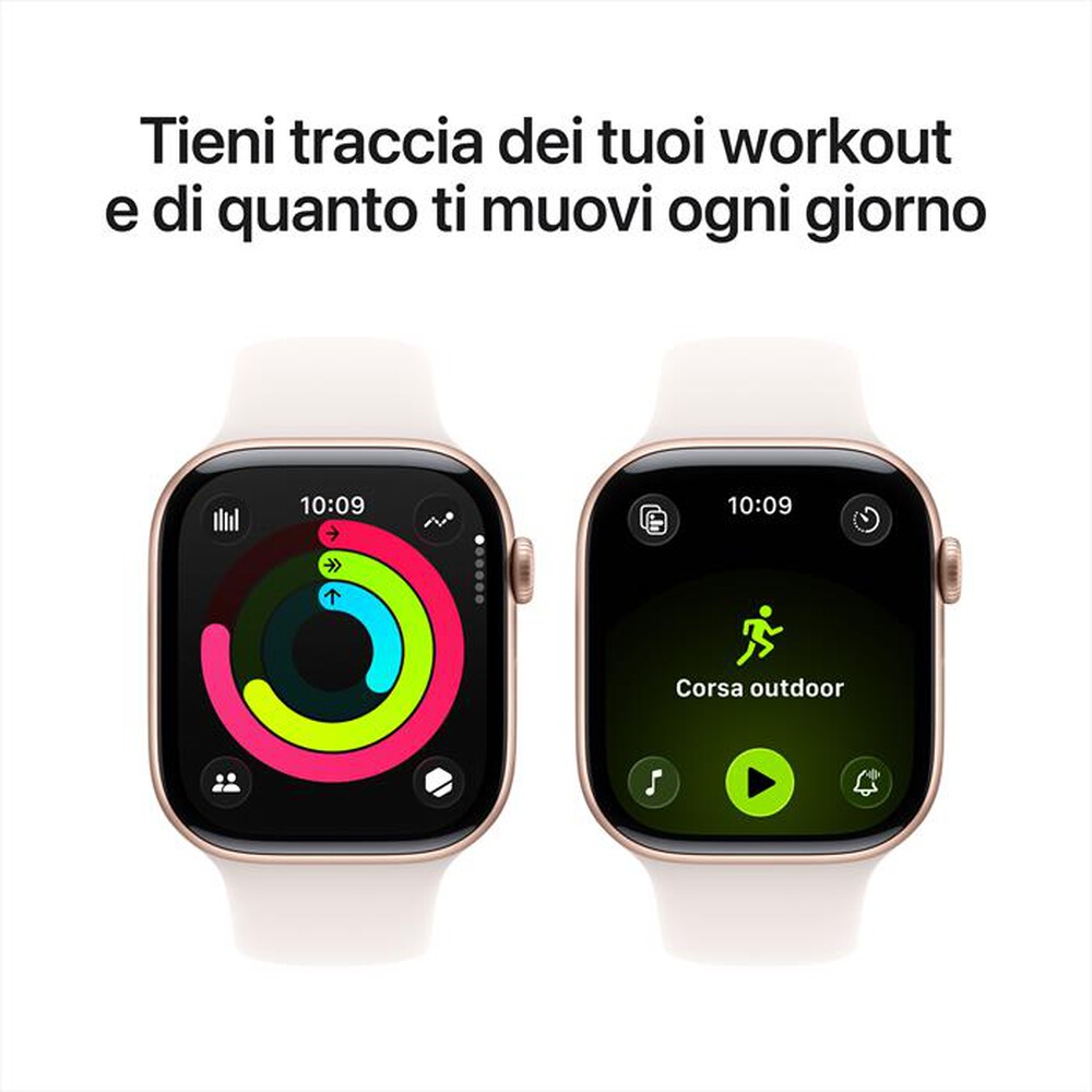 Immagine del prodotto APPLE - Watch Series 11 GPS + Cellular 46mm Alluminio-Oro Rosa - Band Rosa Fard M/L