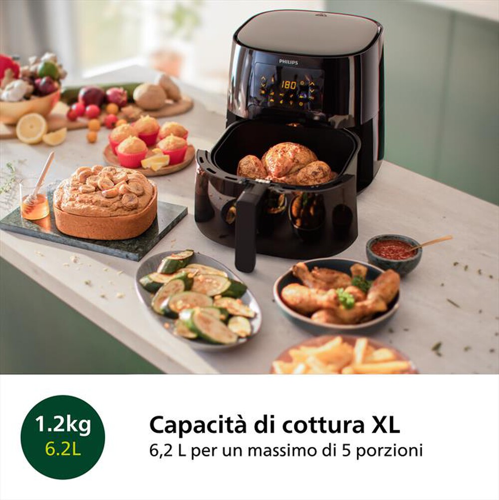 Immagine del prodotto PHILIPS - FRIGGITRICE AIRFRYER SERIE 3000 DA 6.2L HD9270/96