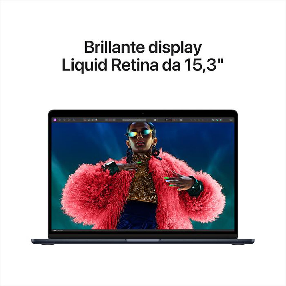 Immagine del prodotto APPLE - MACBOOK AIR 15'' M3 CORE 8 CPU CORE 10 GPU 512GB-Mezzanotte