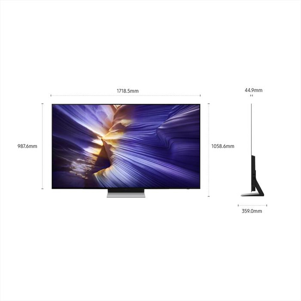 Immagine del prodotto SAMSUNG - Smart TV OLED UHD 4K 77" QE77S90FAEXZT-Graphite Black