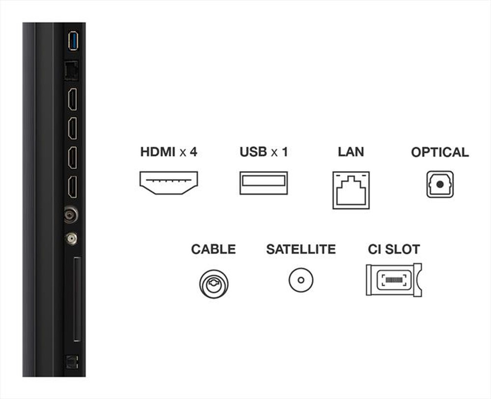 Immagine del prodotto TCL - Smart TV MINI LED UHD 4K 65" 65C79K-Metallic