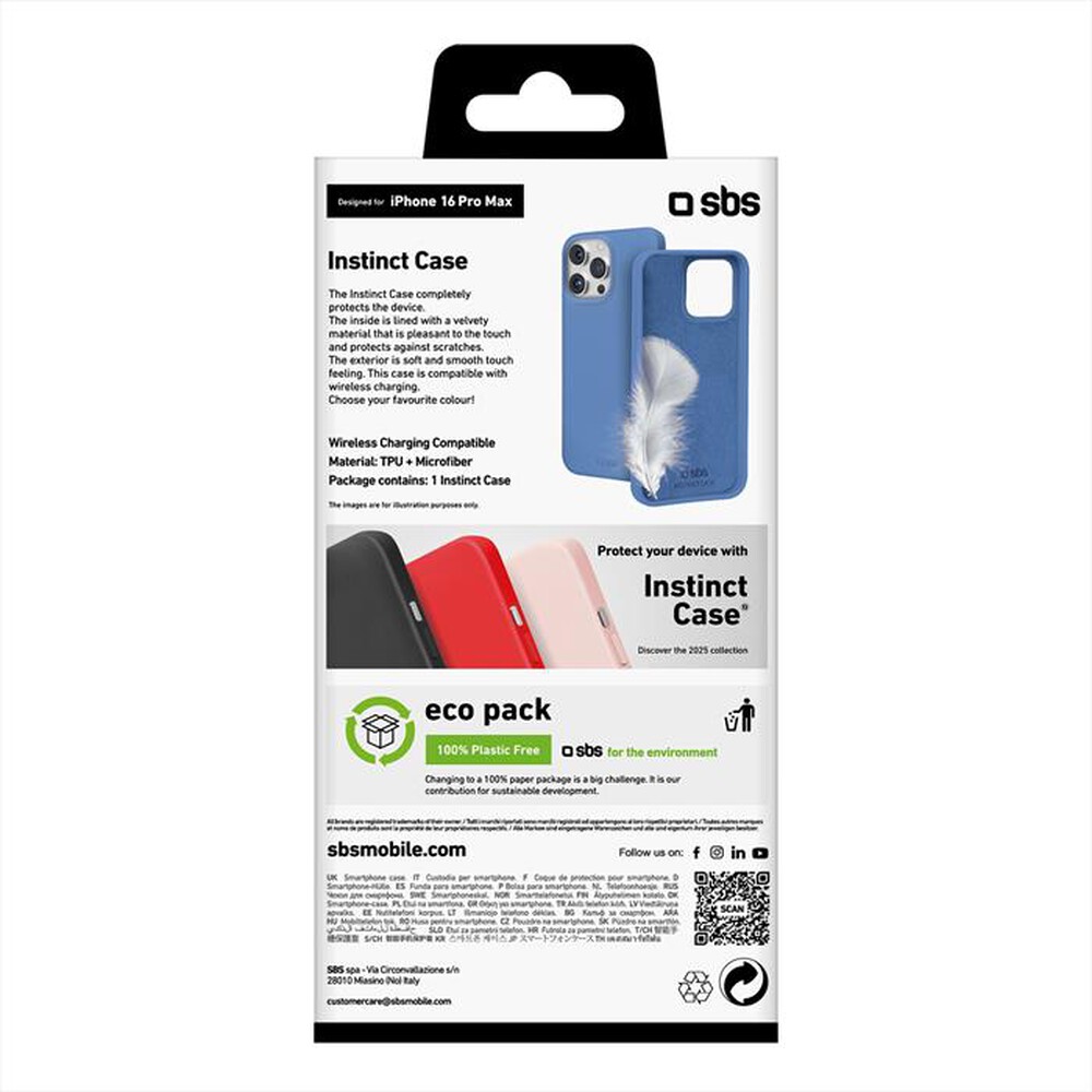 Immagine del prodotto SBS - Cover Instinct iPhone 16 Pro Max TEINSTIP1667PB