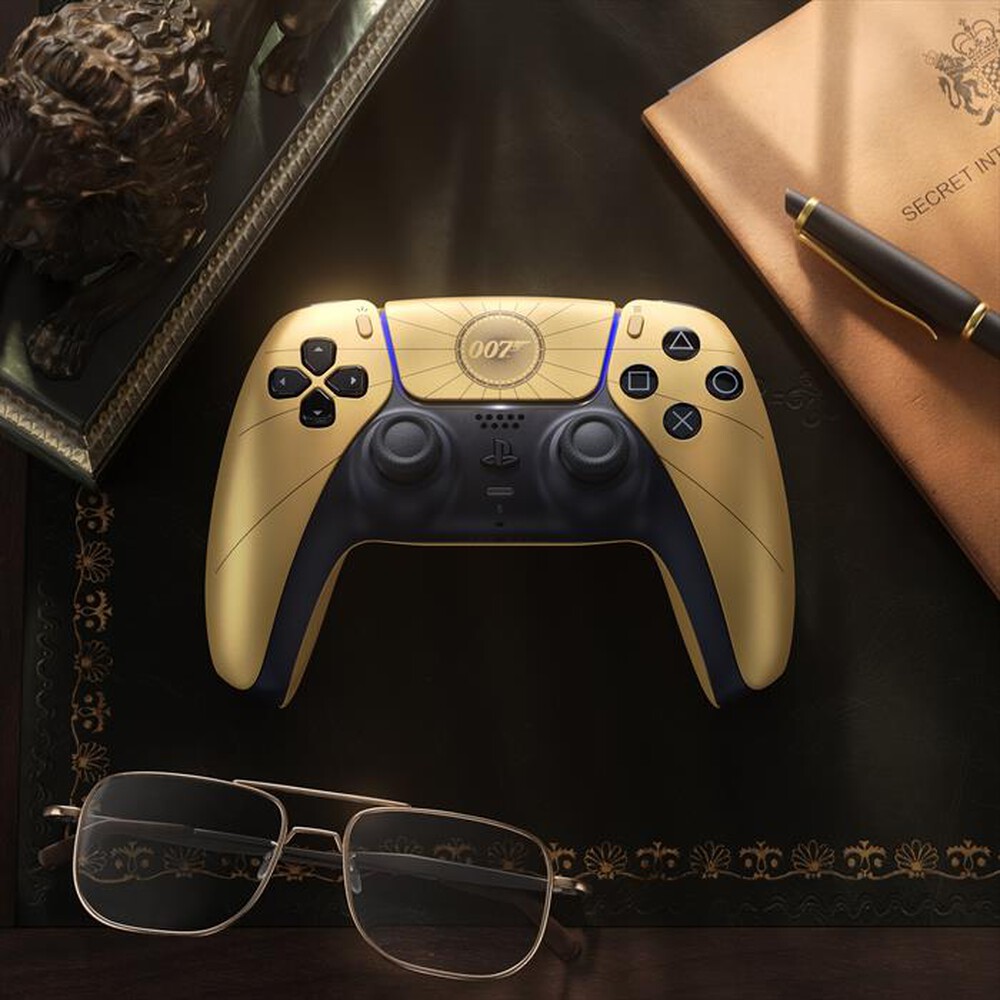 Immagine del prodotto SONY COMPUTER - DUALSENSE WIRELESS CONTROLLER 007 FIRST LIGHT-Nero, Oro