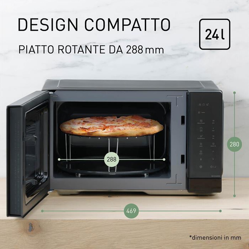 Immagine del prodotto PANASONIC - Microonde 24L NN-K36NBMEPG, 900W, grill-NERO