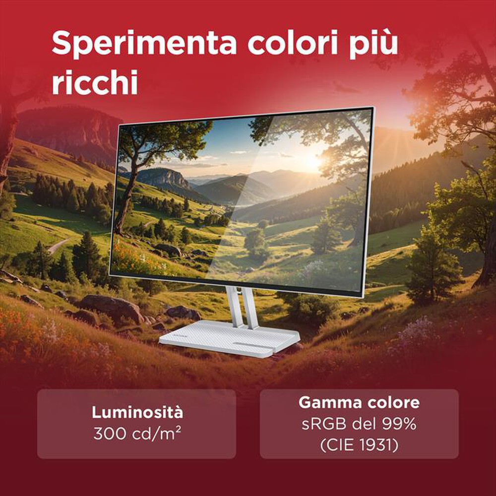 Immagine del prodotto LENOVO - Monitor WLED FHD 27" L27-4C 67DEKAC1IT-Cloud Grey