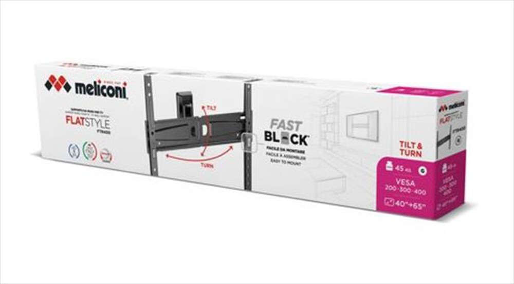 Immagine del prodotto MELICONI - Supporto TV FLATSTYLE FTR 400 IT-Nero
