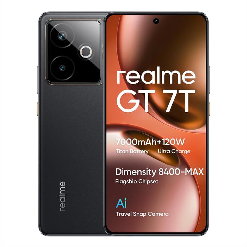 Immagine del prodotto REALME - Smartphone REALME GT7 T 5G (512 GB 12GB)-ICE SENSE BLACK