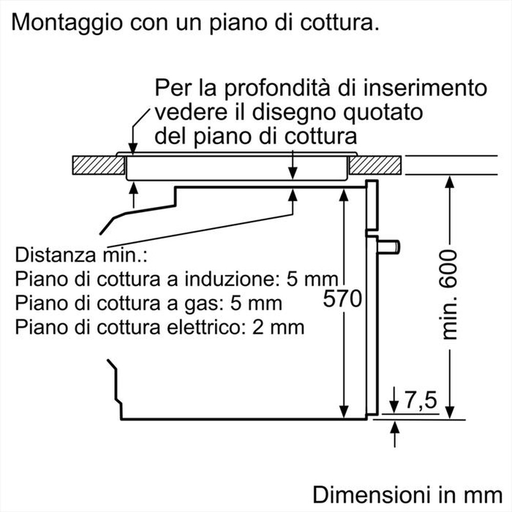 Immagine del prodotto BOSCH - Forno multifunzione HBA514BS3 Classe A+-Black,Stainless steel